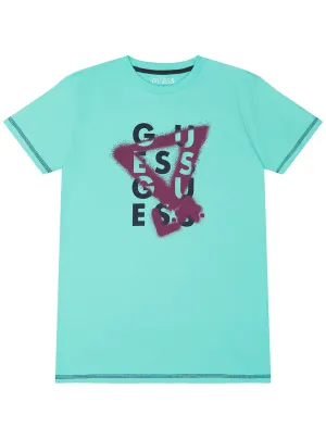 Pool Blue Logo T-Shirt (7-16)