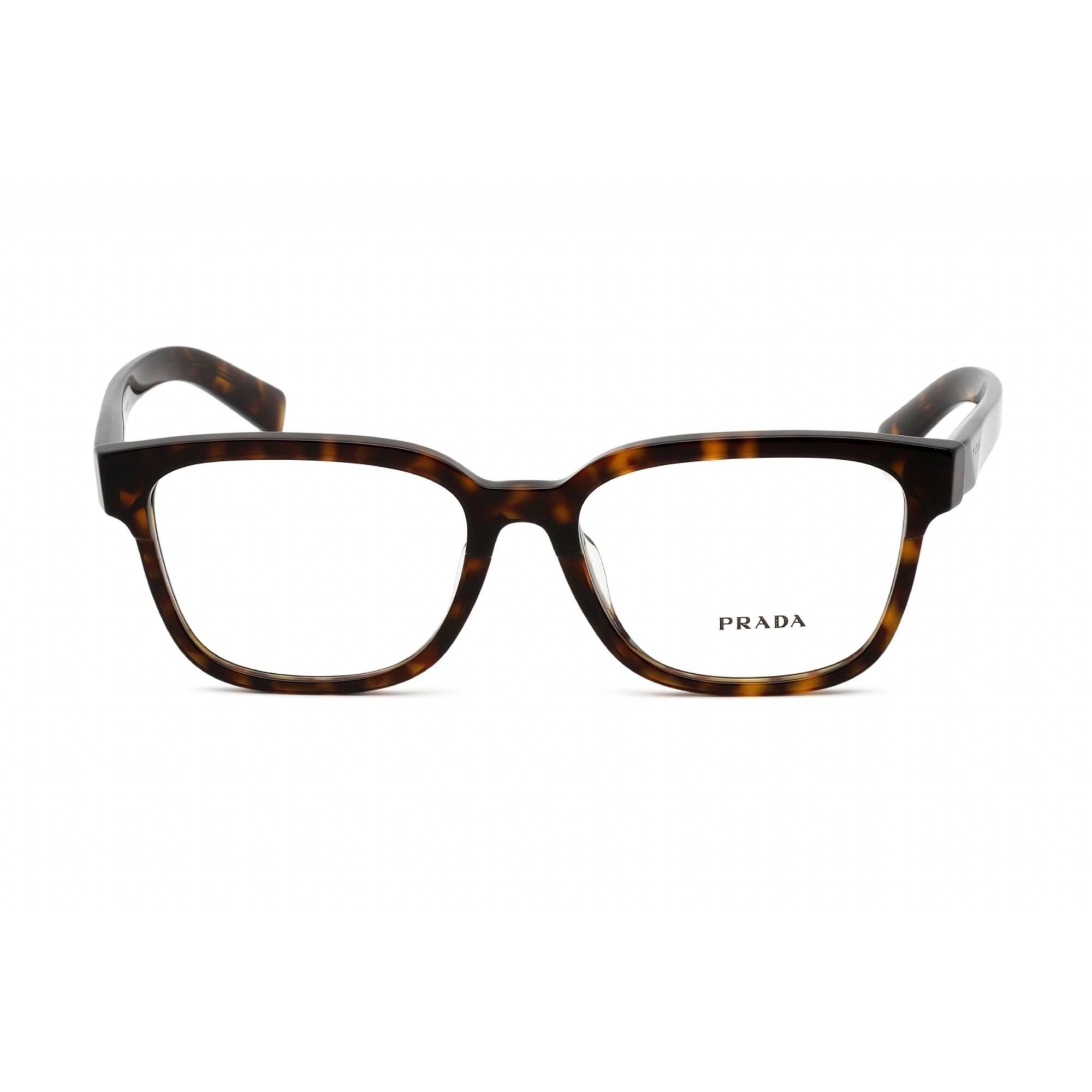 Prada Men's Eyeglasses - Full Rim Square Tortoise Plastic Frame | 0PR 04YVF 2AU1O1
