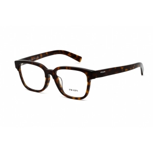 Prada Men's Eyeglasses - Full Rim Square Tortoise Plastic Frame | 0PR 04YVF 2AU1O1