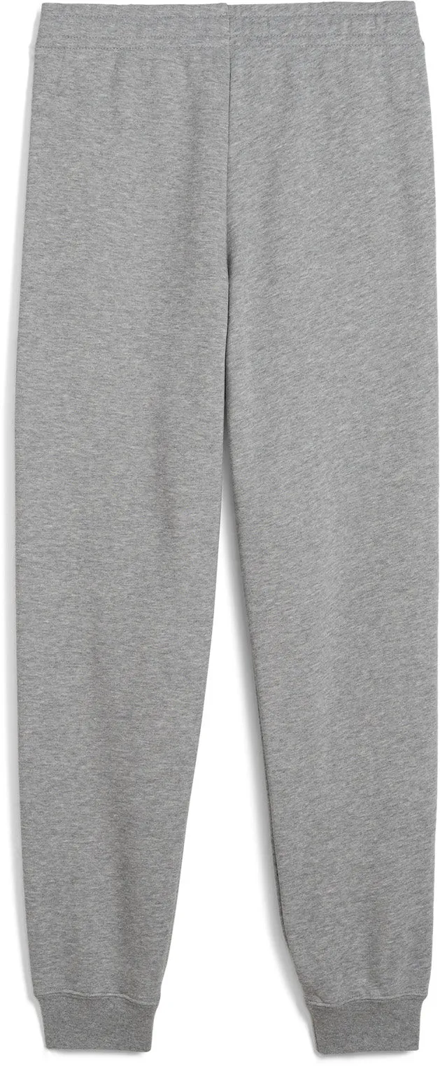 PUMA KID'S ESSENTIALS LOGO FLEECE GREY TRACKPANTS