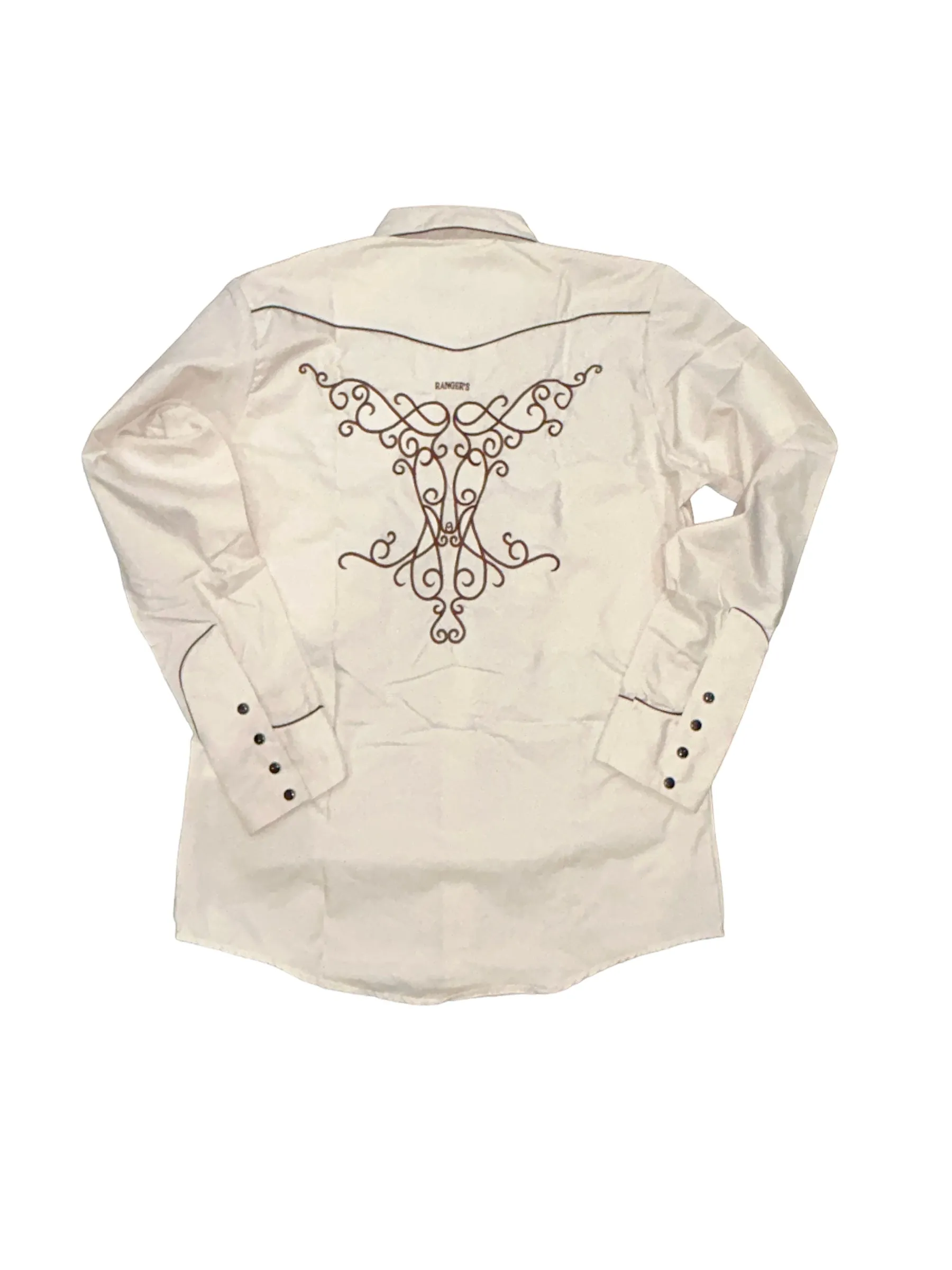 Rangers Pastizal Beige 012CA01 Western Shirt