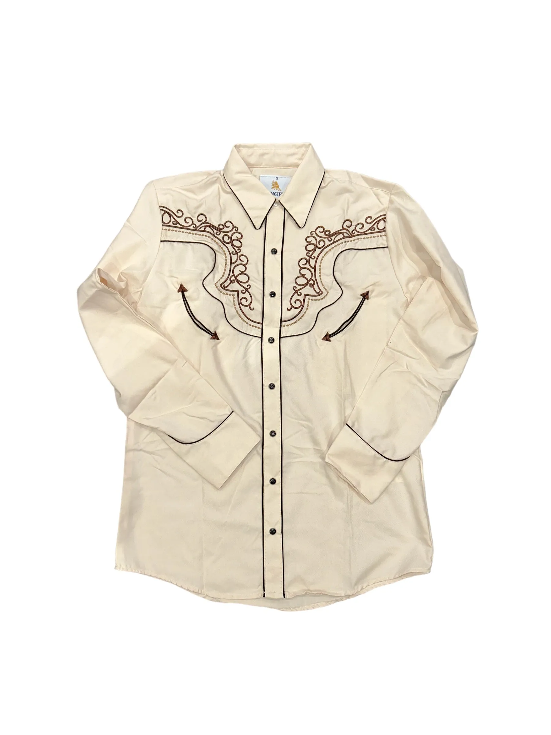 Rangers Pastizal Beige 012CA01 Western Shirt