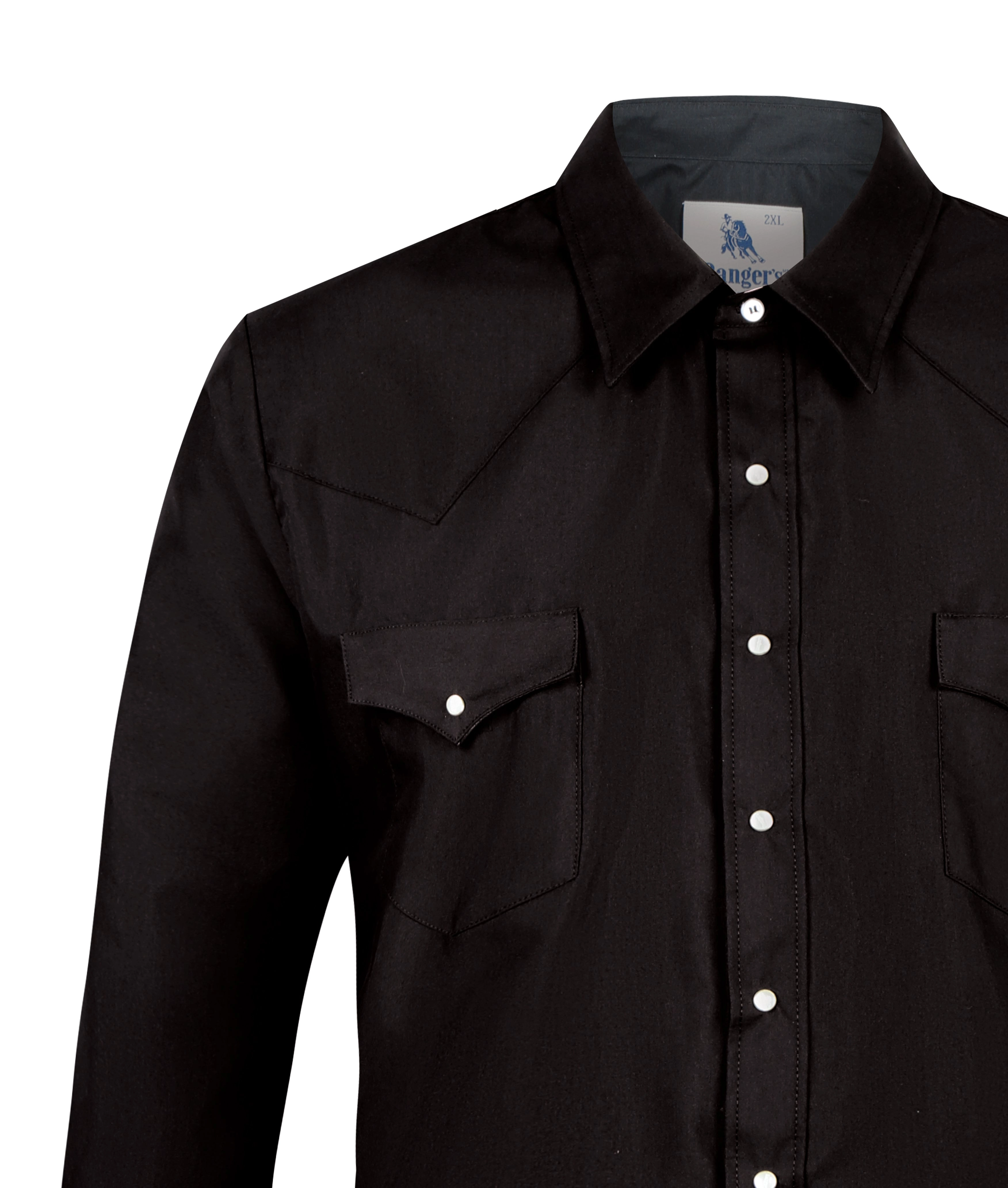 Rangers Vaq Clasica 014CA01  Western Shirt Black