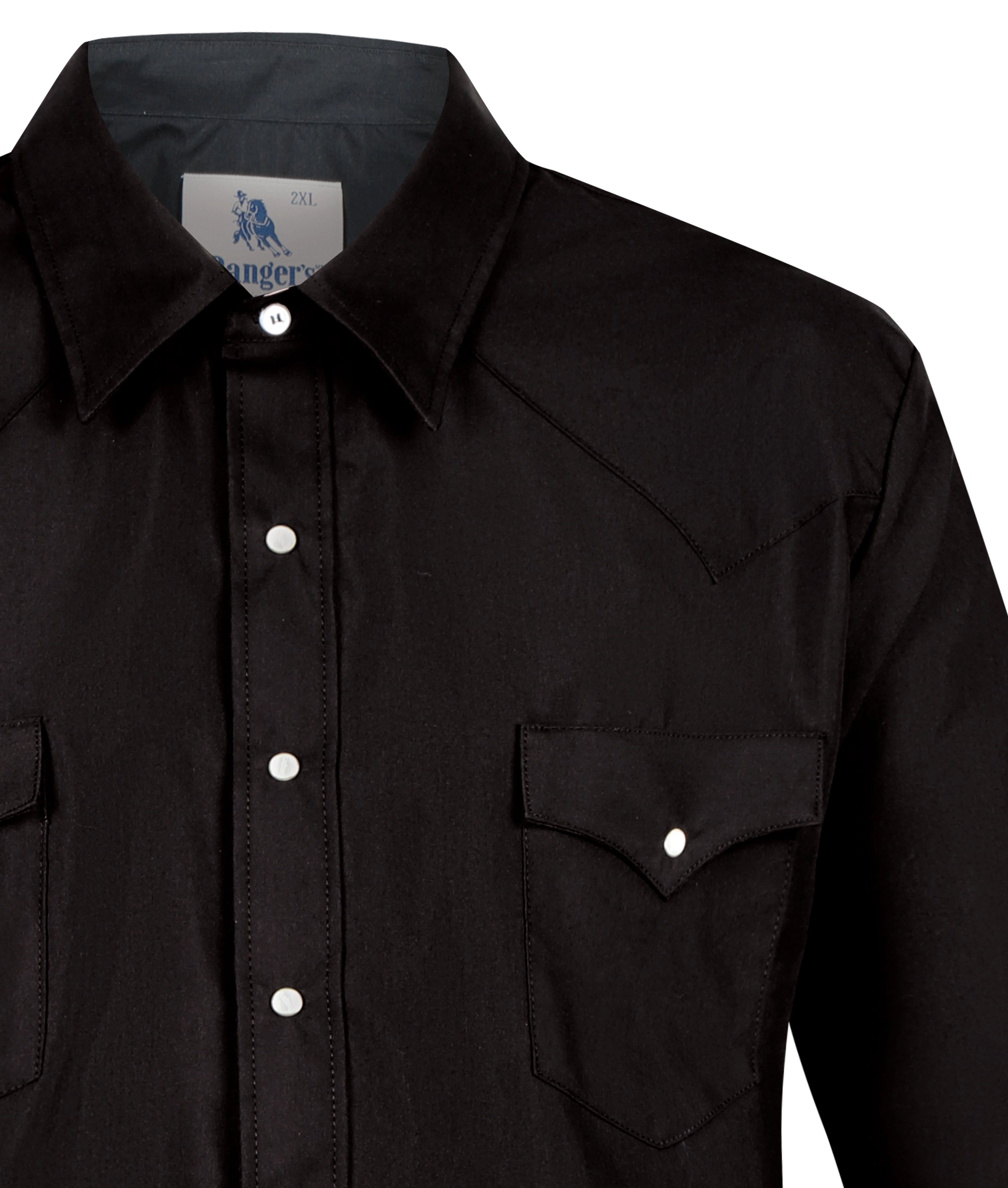 Rangers Vaq Clasica 014CA01  Western Shirt Black
