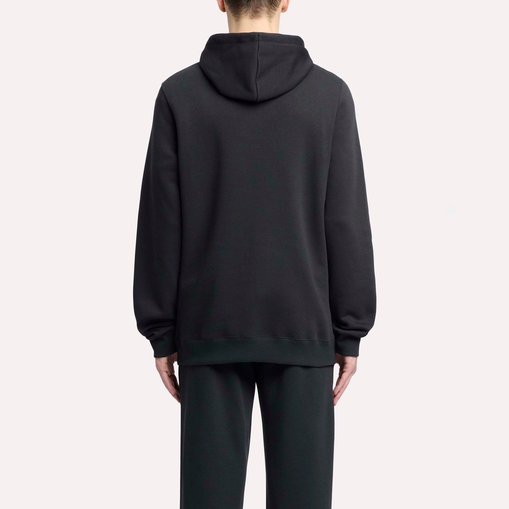 REEBOK MEN'S IDENTITY SMALL LOGO BLACK HOODIE