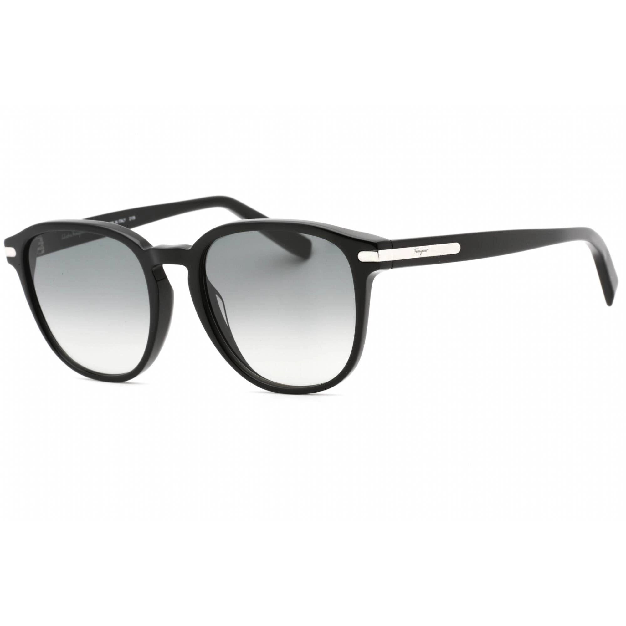 Salvatore Ferragamo Men's Sunglasses - Black Rectangular Plastic Full Rim | SF993S 001
