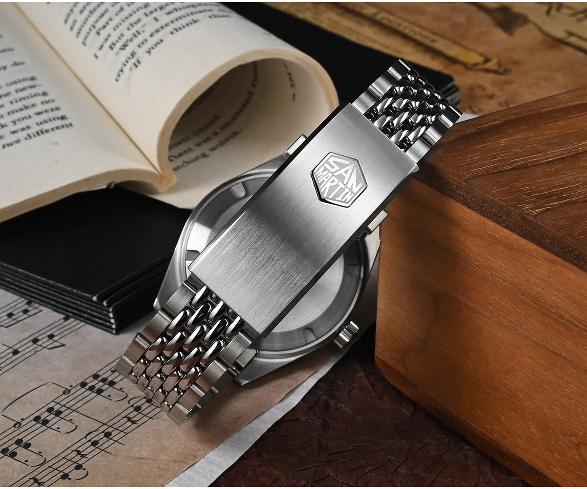 San Martin Vintage Style NH34 GMT Men Watch SN0116G-V6