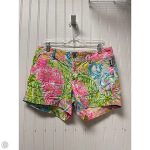 Shorts Designer By Lilly Pulitzer In Green & Pink, Size: 6