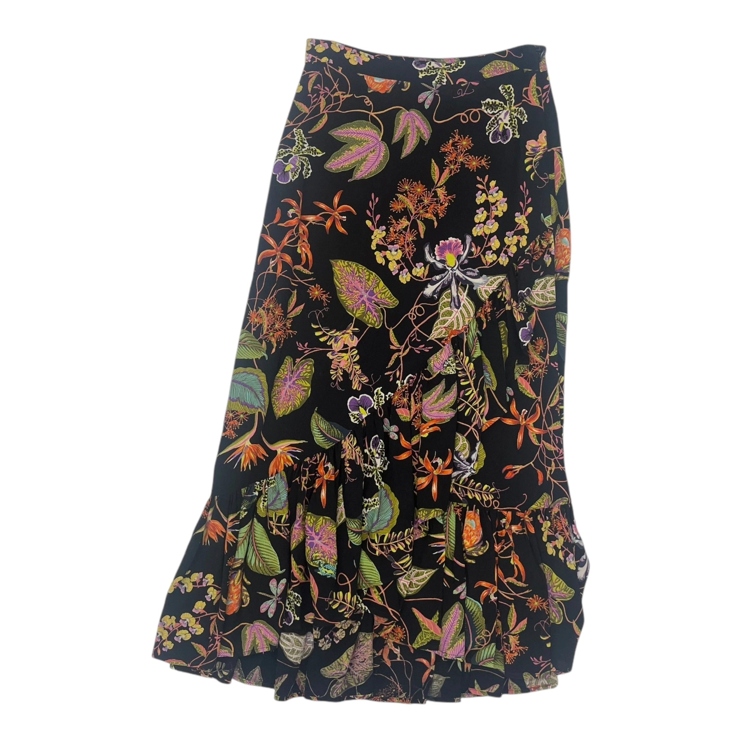 Skirt Maxi By H&M In Floral Print, Size:4