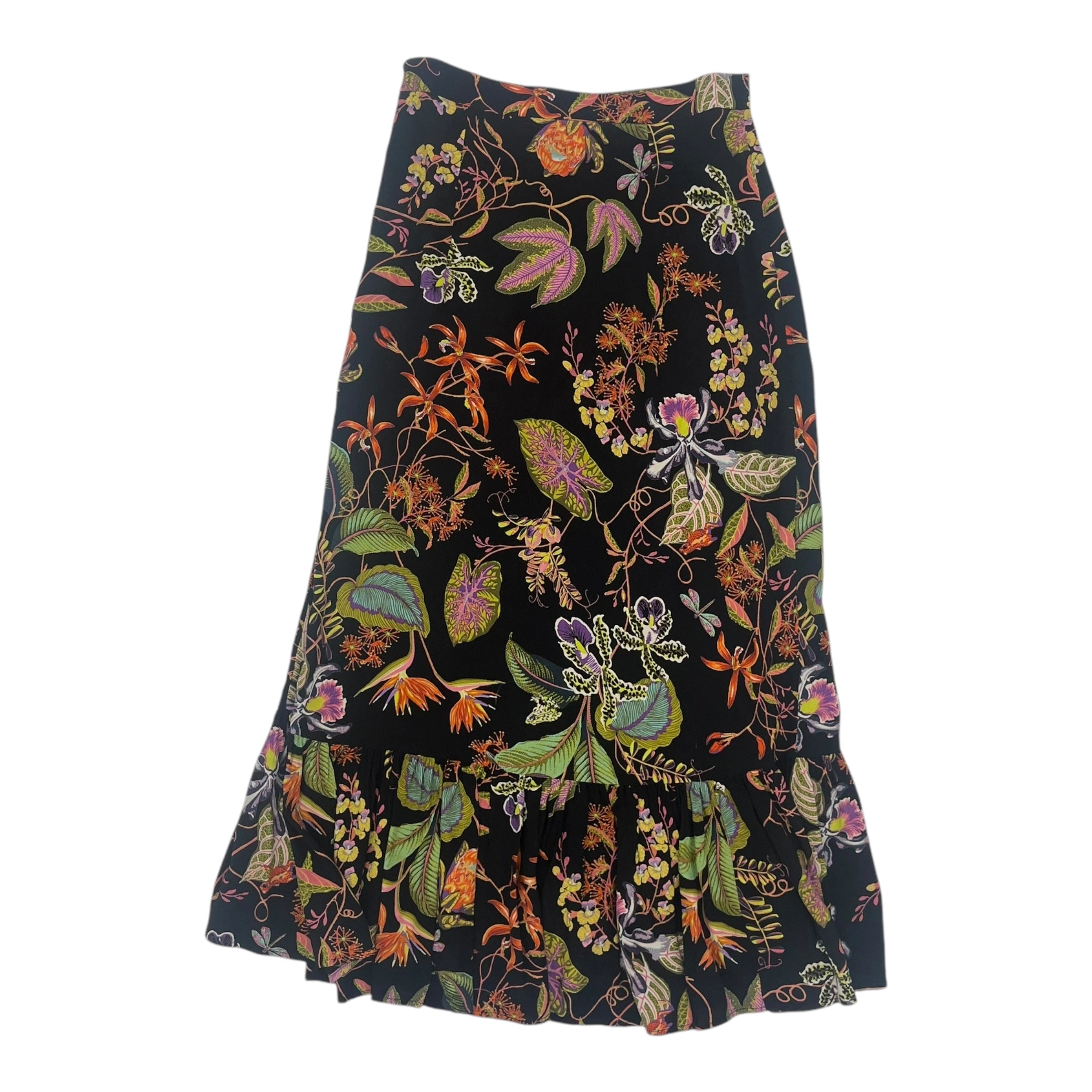 Skirt Maxi By H&M In Floral Print, Size:4