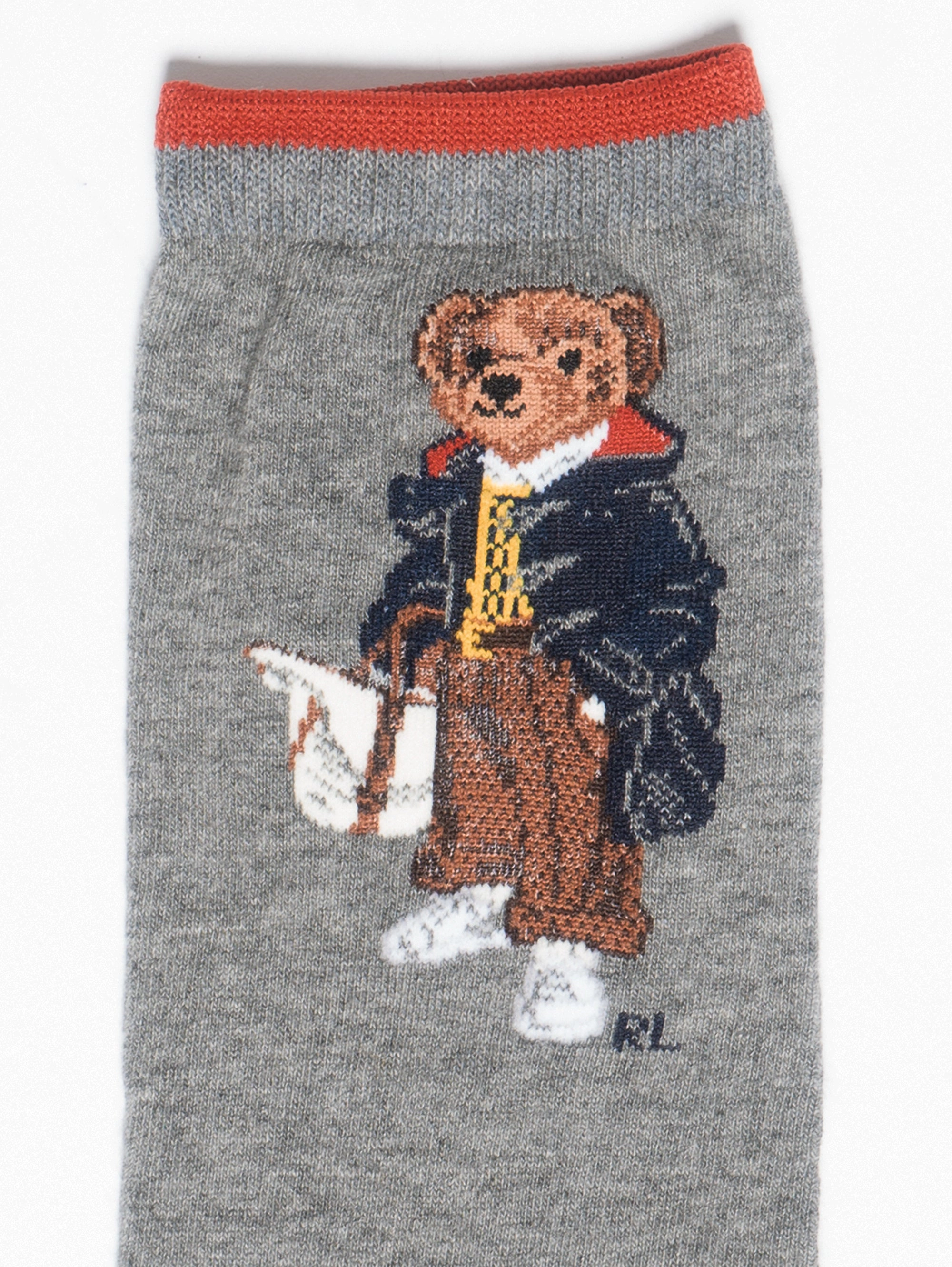Socks with Polo Bear Grey