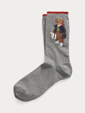 Socks with Polo Bear Grey