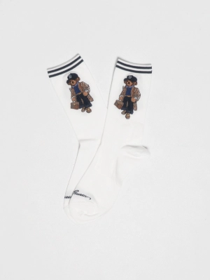 Socks with White Polo Bear