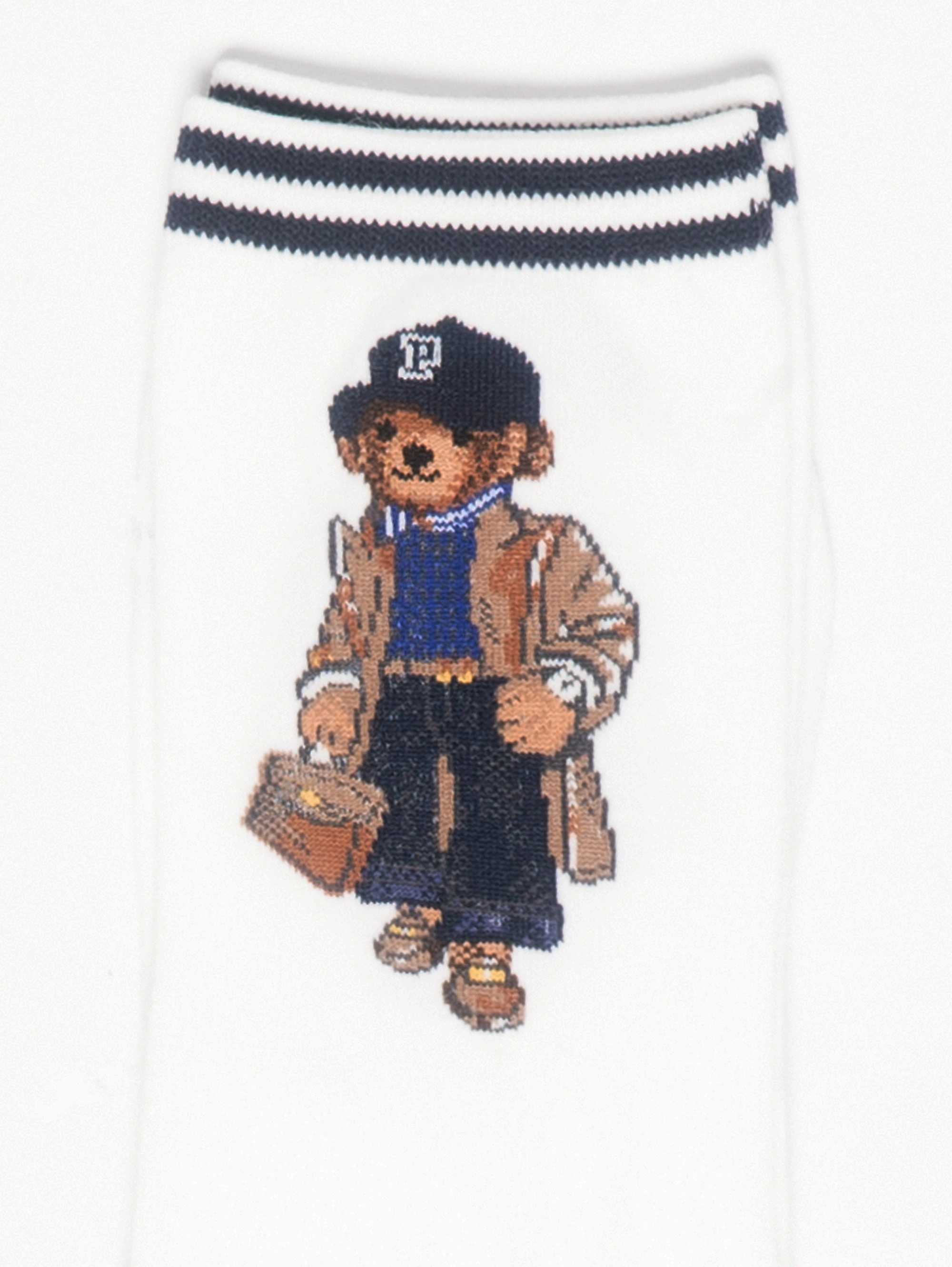 Socks with White Polo Bear