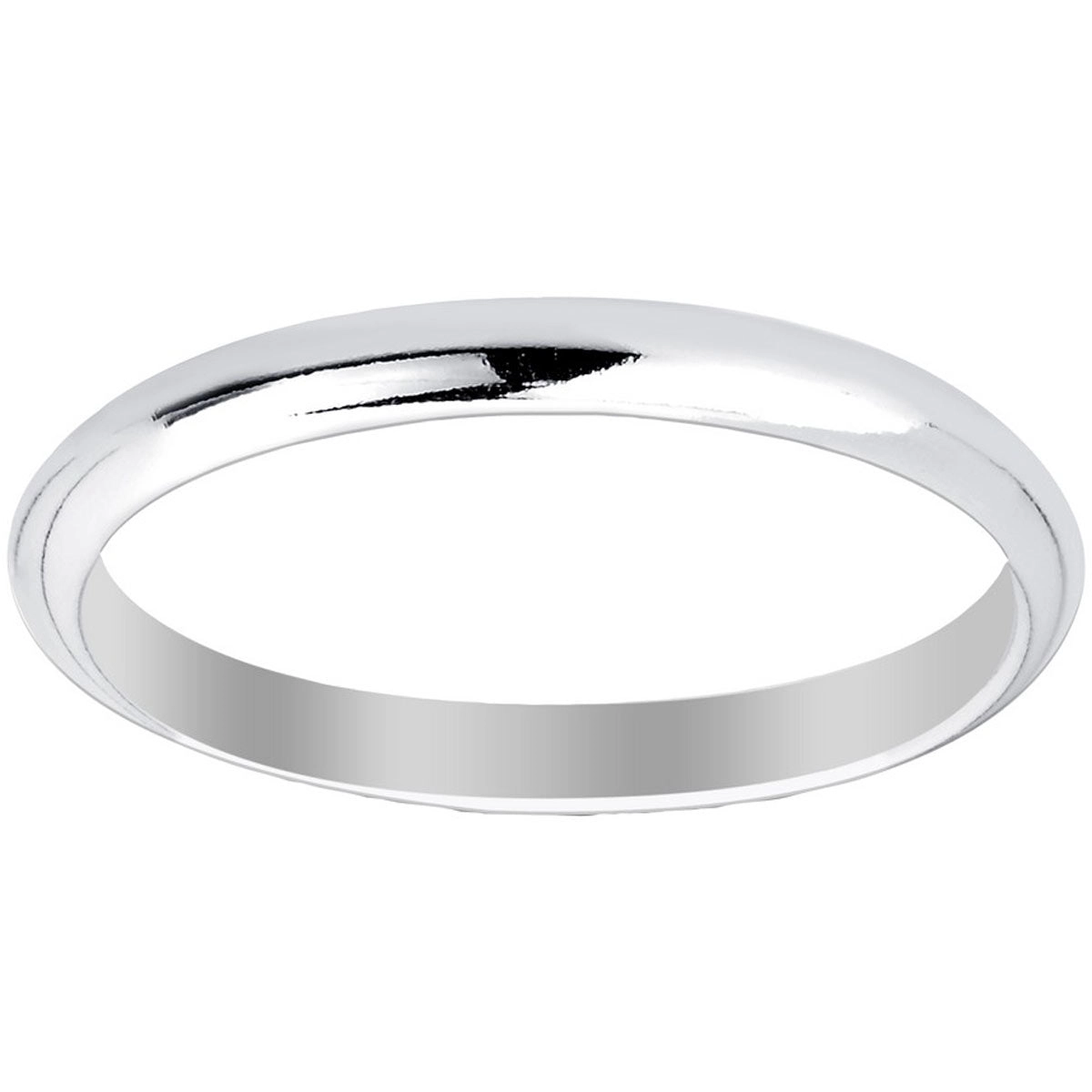 Sterling Silver 2mm Band Ring - R-02
