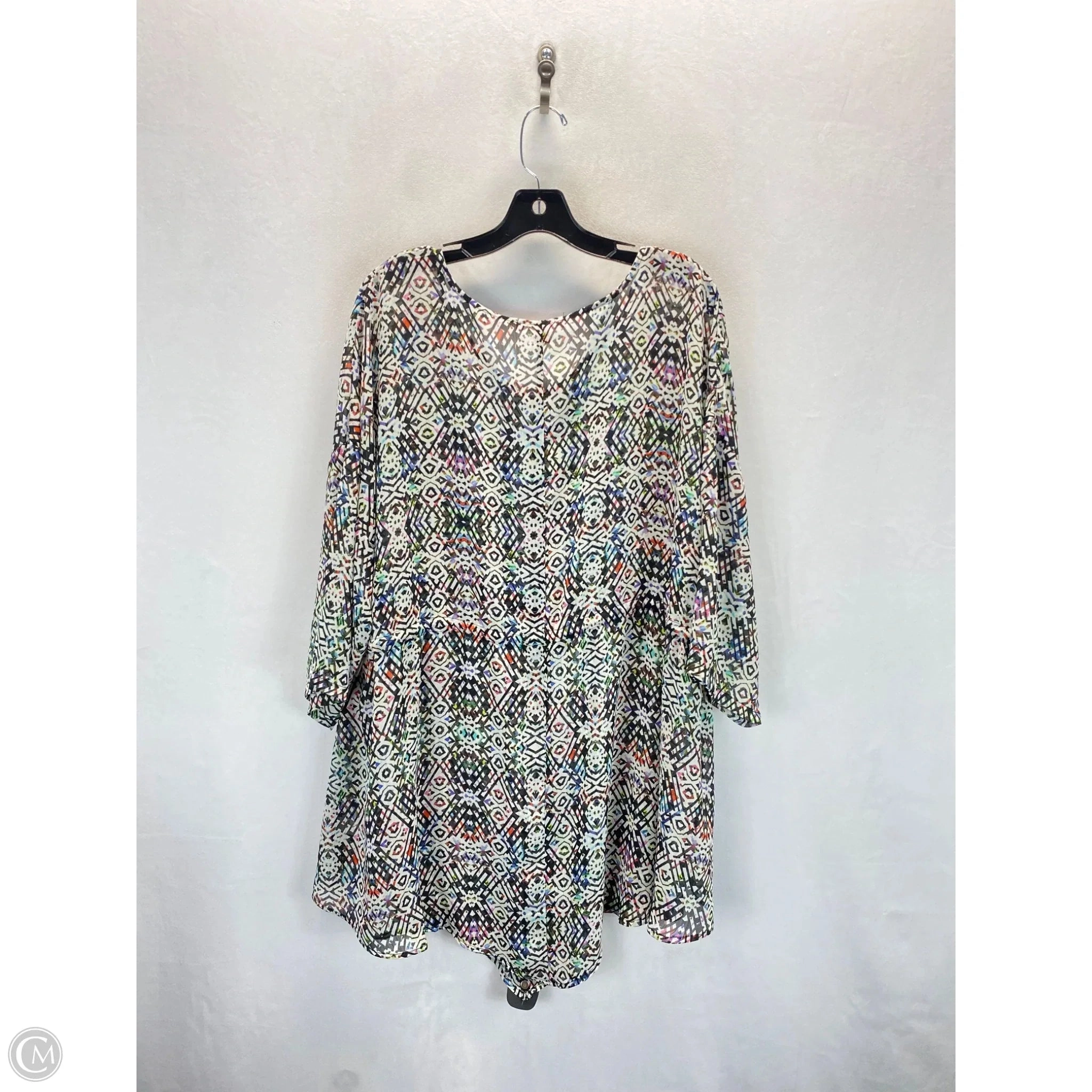 Swimwear Cover-up By Woman Within In Multi-colored, Size: L