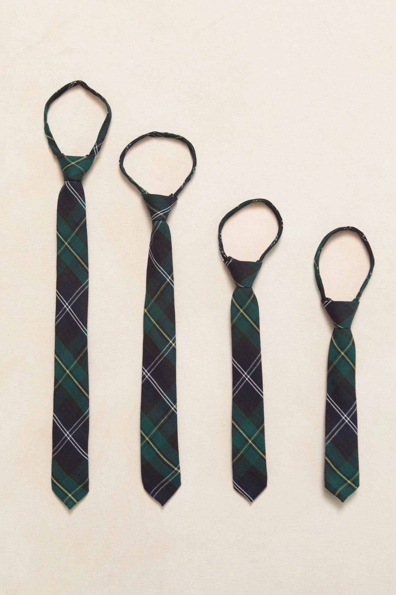 Ties in Connie Navy Plaid - FINAL SALE