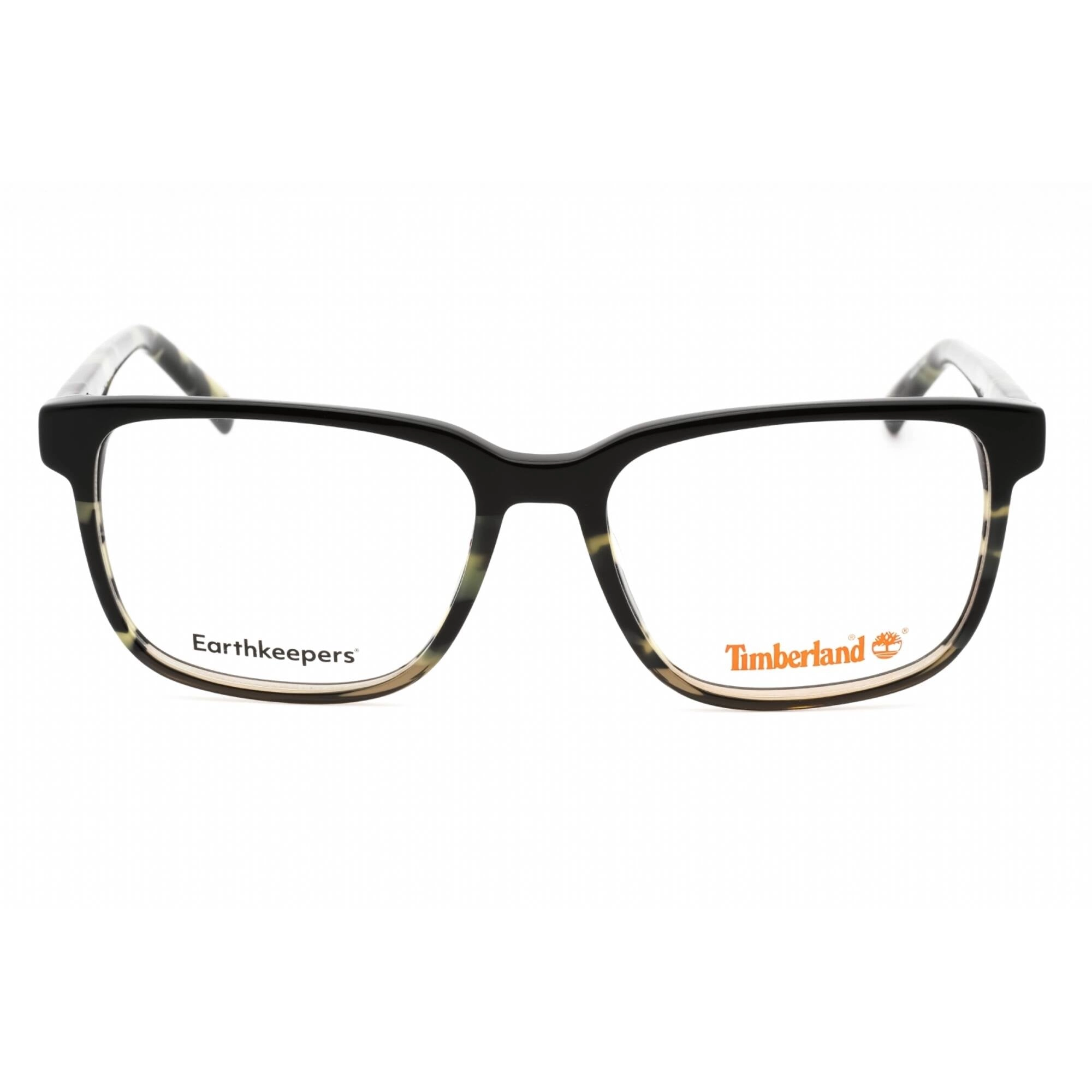 Timberland Men's Eyeglasses - Coloured Havana Acetate Square Full Rim | TB1788 055