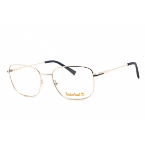 Timberland Men's Eyeglasses - Full Rim Rectangular Pale Gold Metal Frame | TB1757 032