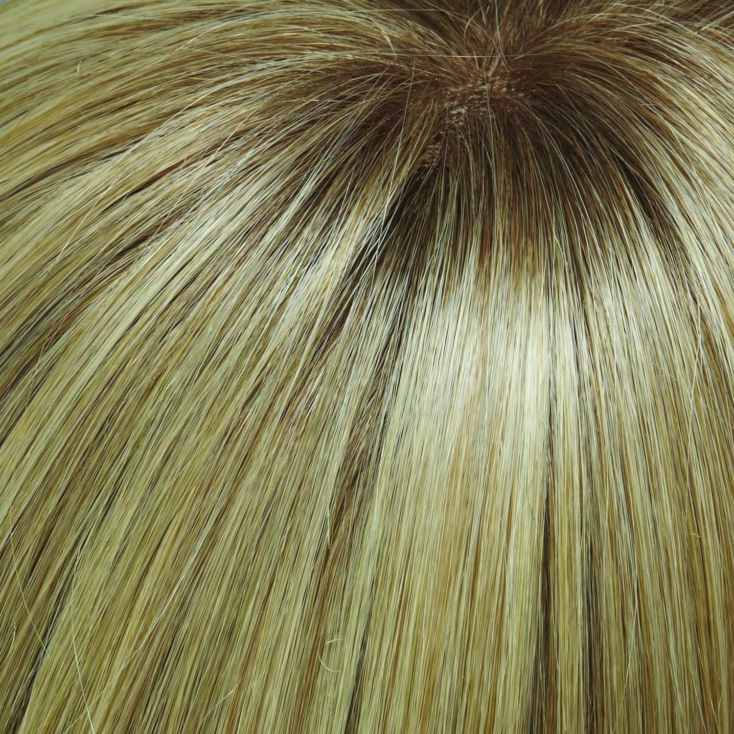Top Full 12" HH (Renau Colors) Hairpiece by easiHair |Human Hair (Monofilament Base)