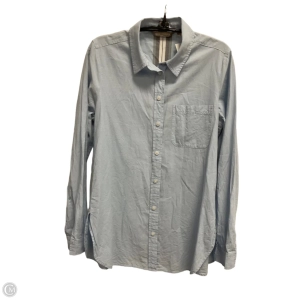 Top Long Sleeve By Athleta In Blue, Size: S