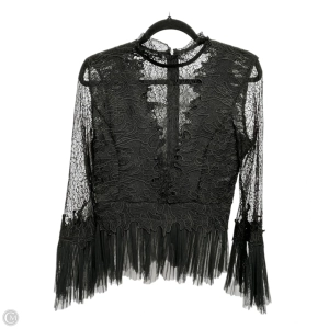 Top Long Sleeve By BEULAH In Black, Size: M