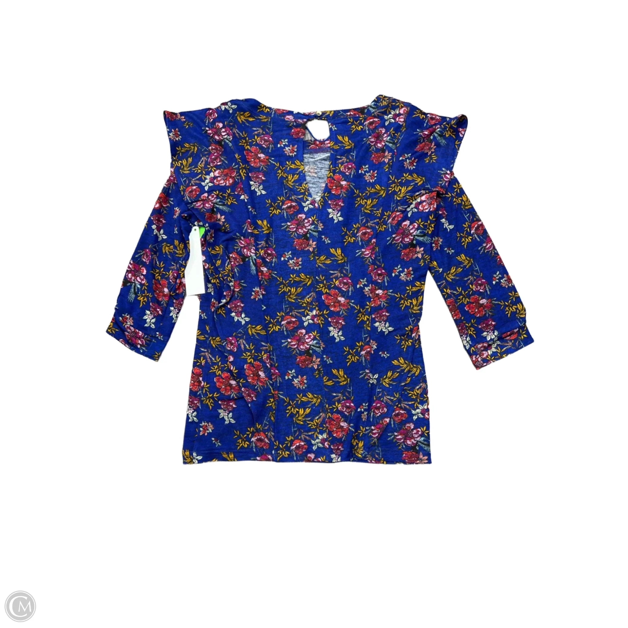 Top Long Sleeve By Free People In Blue, Size: M