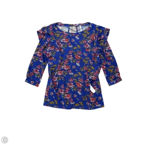 Top Long Sleeve By Free People In Blue, Size: M