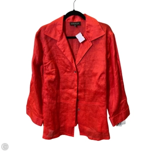 Top Long Sleeve By Jones New York In Red, Size: 2x