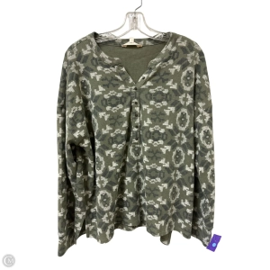 Top Long Sleeve By Lucky Brand In Green, Size: L