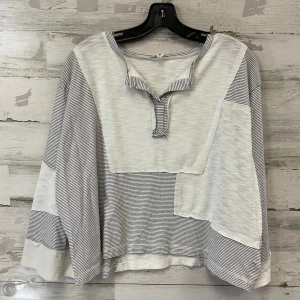 Top Long Sleeve By Pol In White, Size: M