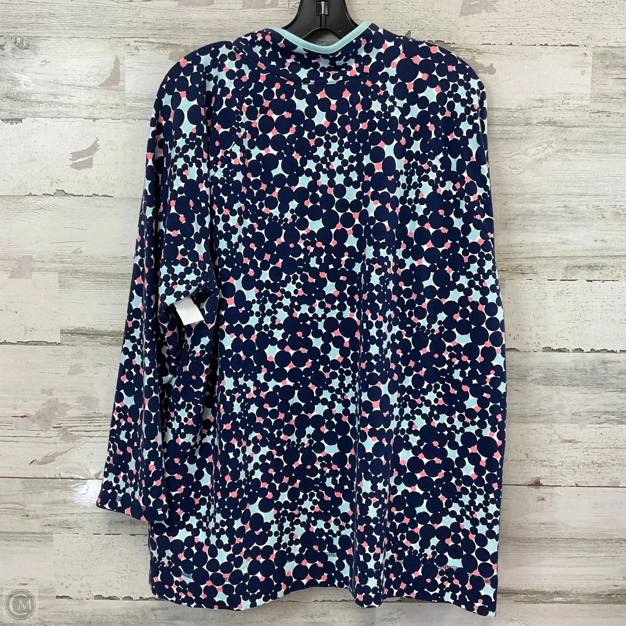 Top Long Sleeve By Talbots In Blue, Size: 2x