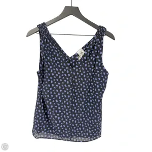 Top Sleeveless By Cabi In Black & Purple, Size: S