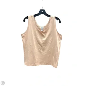 Top Sleeveless By Chicos In Pink, Size: Xl
