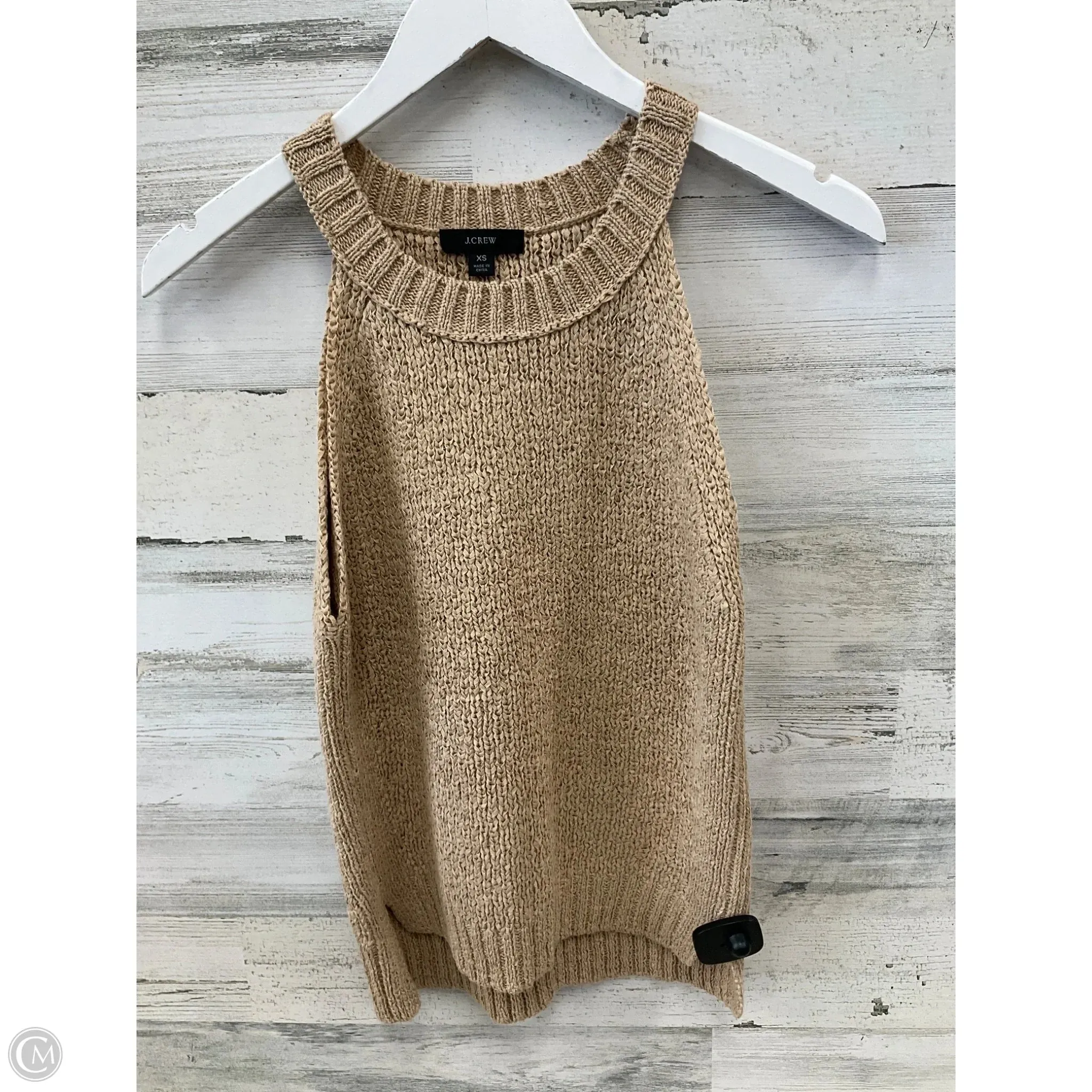 Top Sleeveless By J. Crew In Beige, Size: Xs