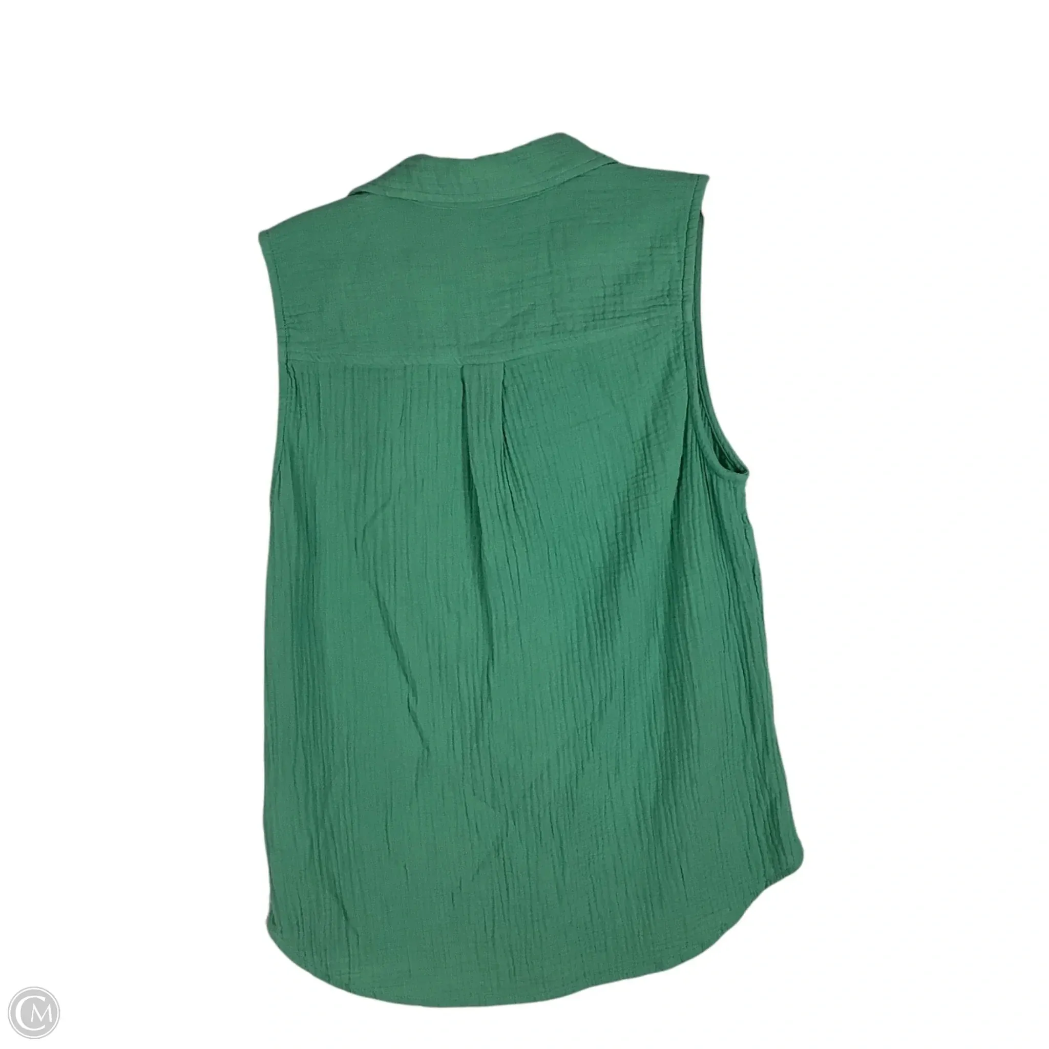 Top Sleeveless By J. Crew In Green, Size: S