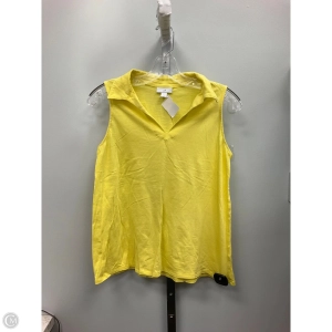 Top Sleeveless By J. Jill In Yellow, Size: S