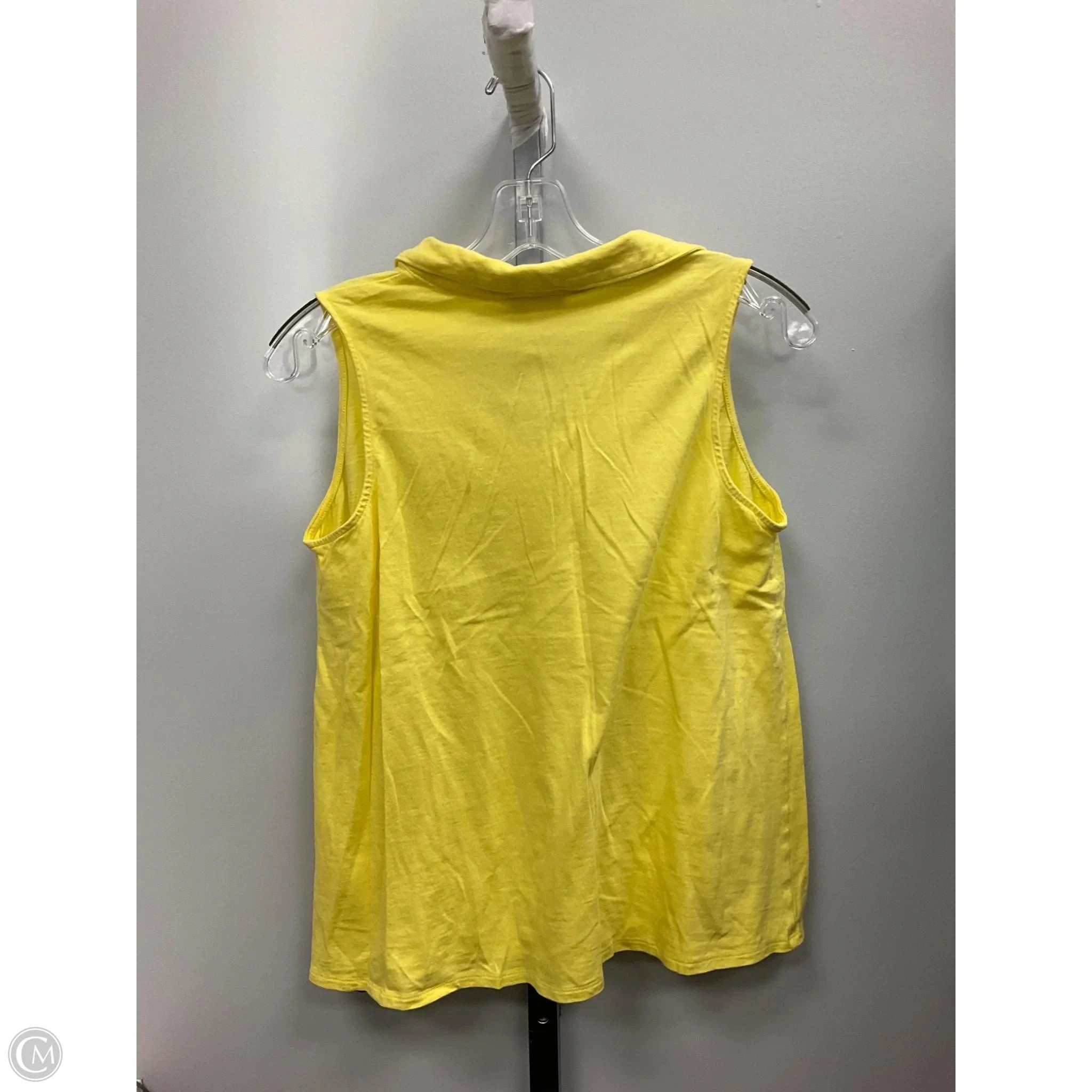 Top Sleeveless By J. Jill In Yellow, Size: S