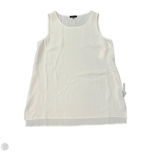 Top Sleeveless By Lafayette 148 In Cream, Size: L