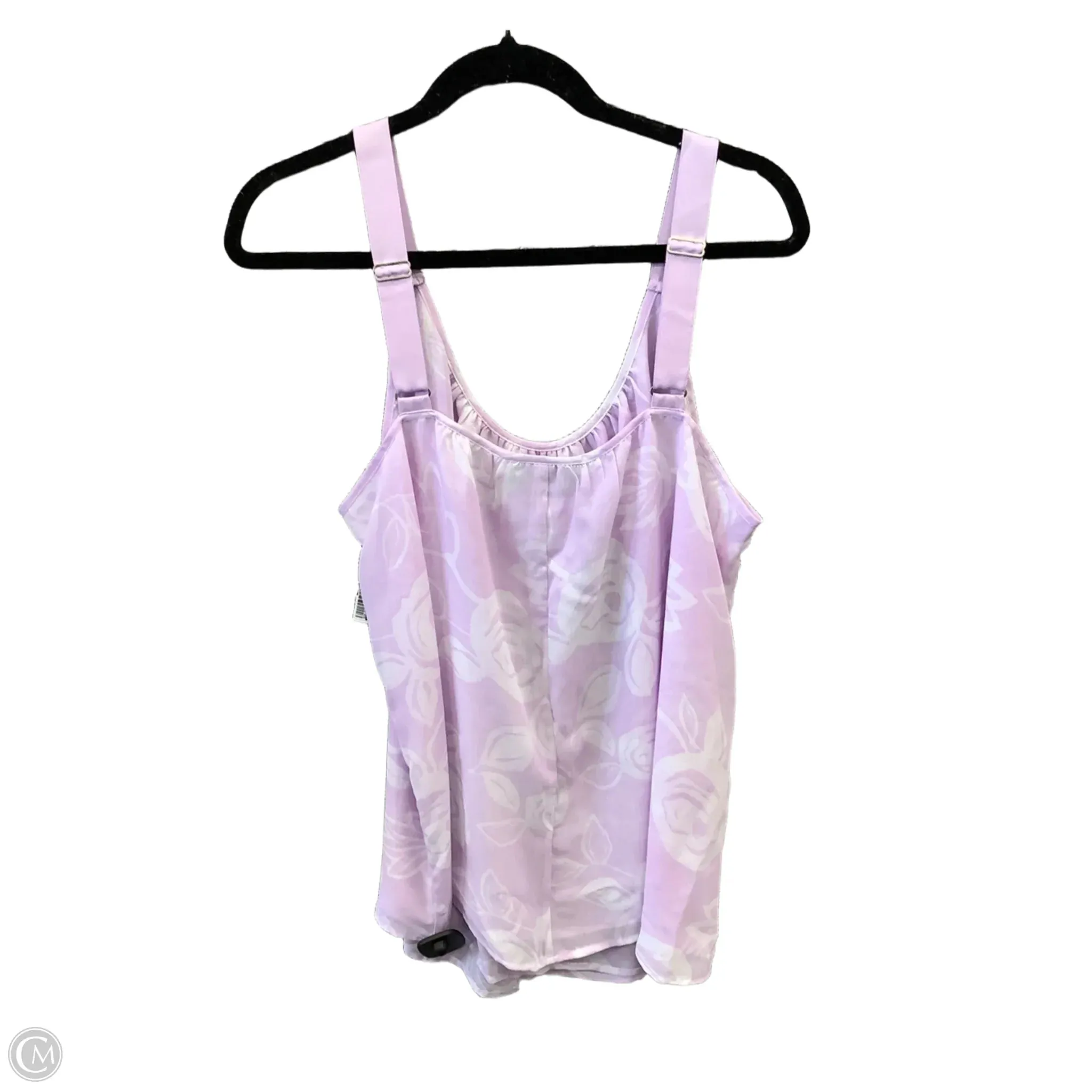 Top Sleeveless By Lane Bryant In Purple, Size: 1x