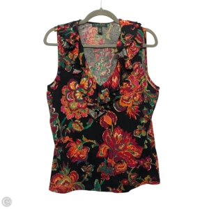 Top Sleeveless By Lauren By Ralph Lauren In Multi-colored, Size: Xl
