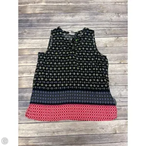 Top Sleeveless By Liz Claiborne In Multi-colored, Size: M