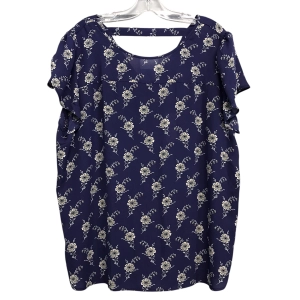Top Sleeveless By Loft In Floral Print, Size:Xl