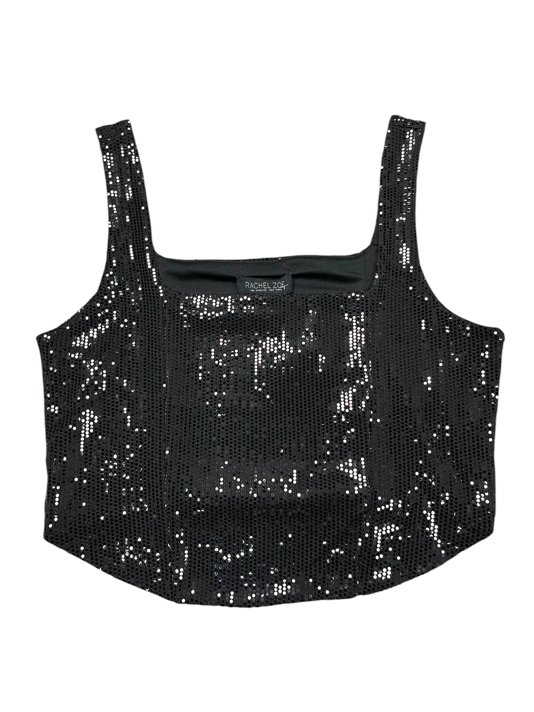 Top Sleeveless By Rachel Zoe In Black, Size:M