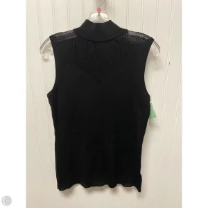 Top Sleeveless By Tahari By Arthur Levine In Black, Size: L