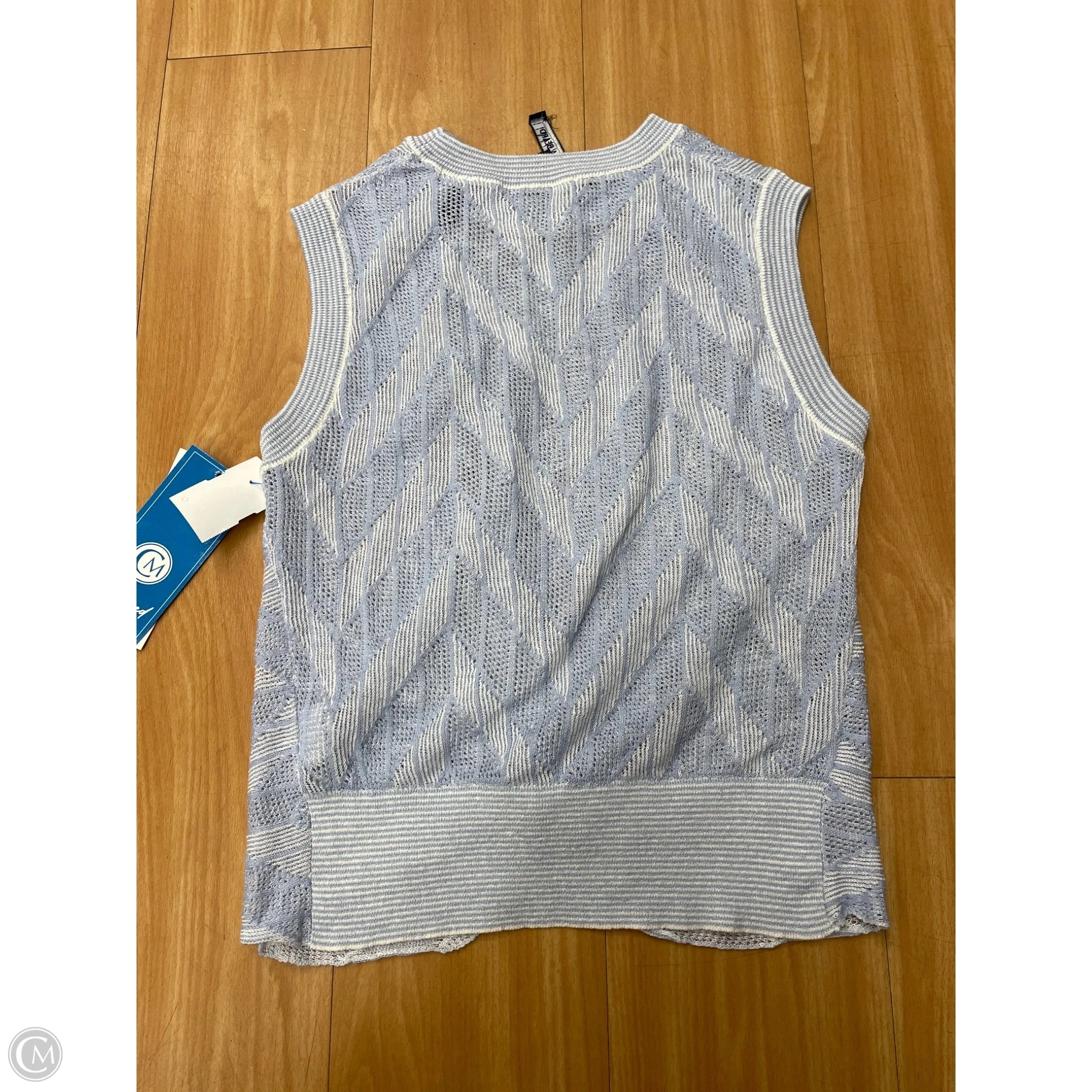 Top Sleeveless By Veronica Beard In Blue, Size: Xs