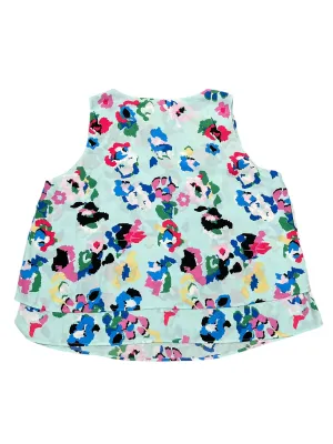 Top Sleeveless By Zac And Rachel In Blue, Size:2X