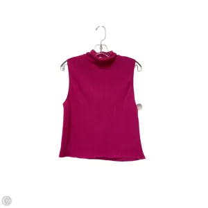 Top Sleeveless By Zara In Pink, Size: S