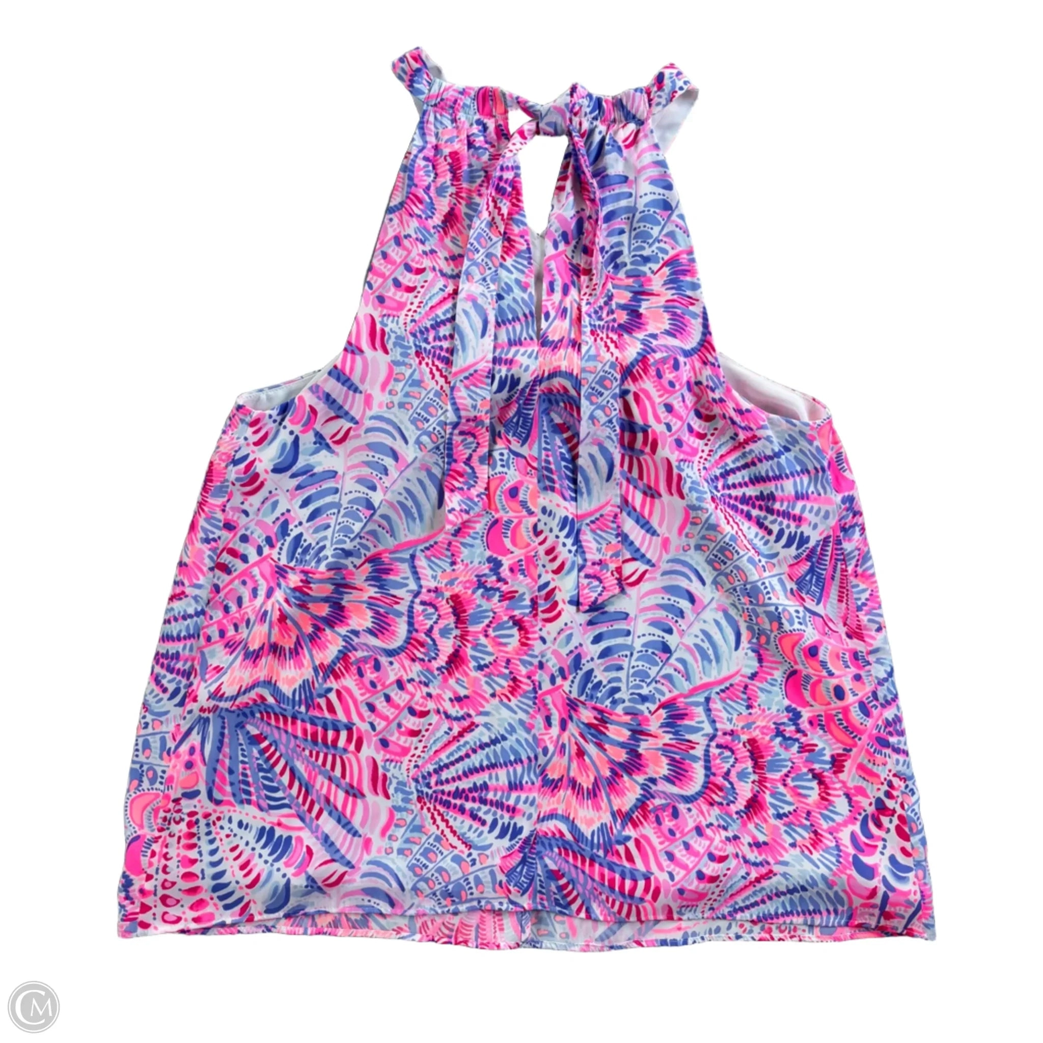 Top Sleeveless Designer By Lilly Pulitzer In Pink & Purple, Size: S