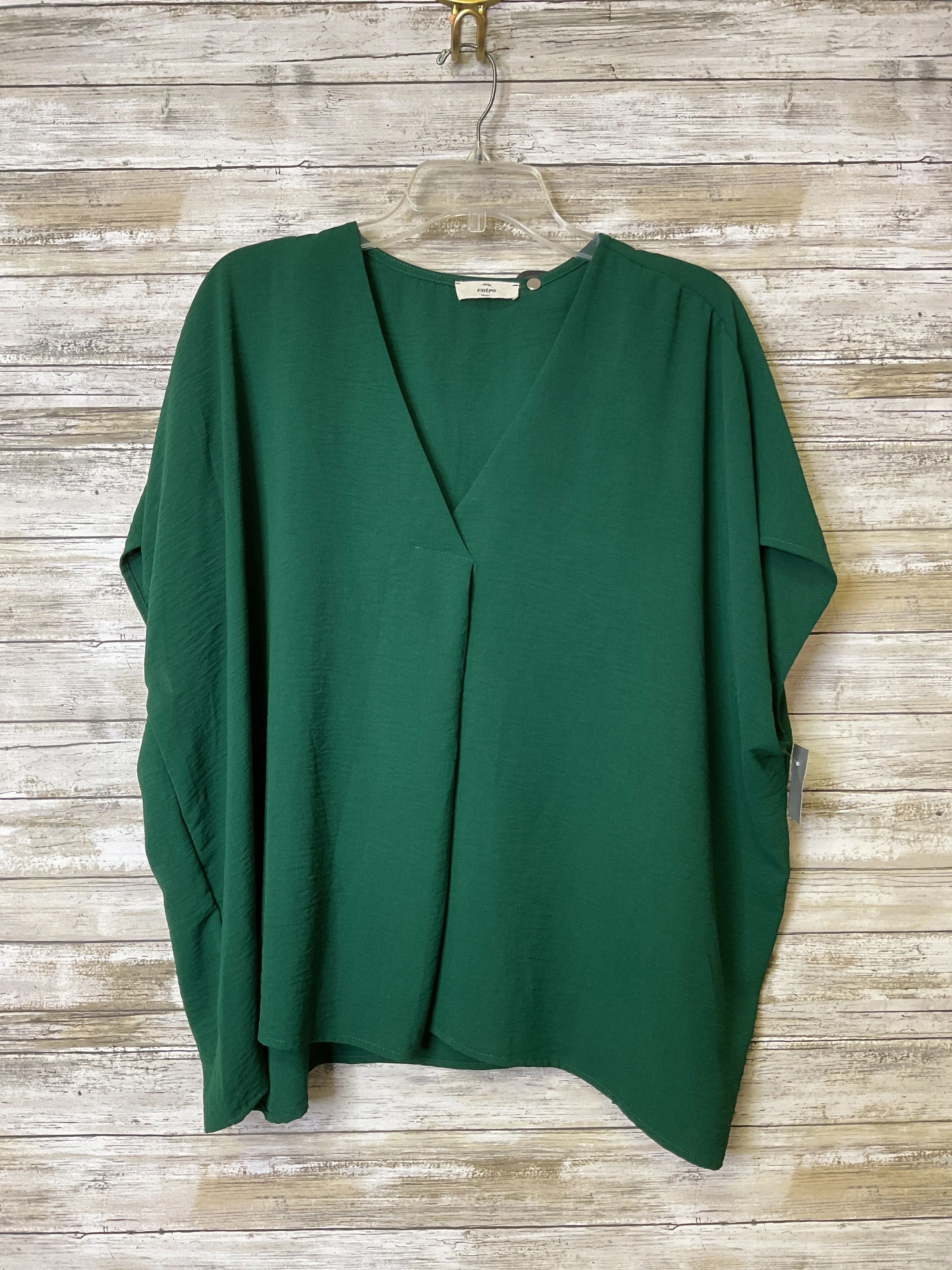 Top Ss By Entro In Green, Size:L